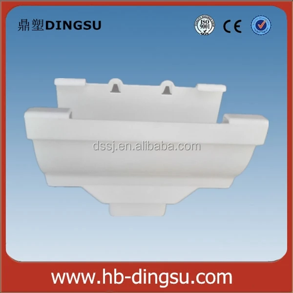 Easy Installing Plastic PVC Rainwater Square Gutter and Fittings