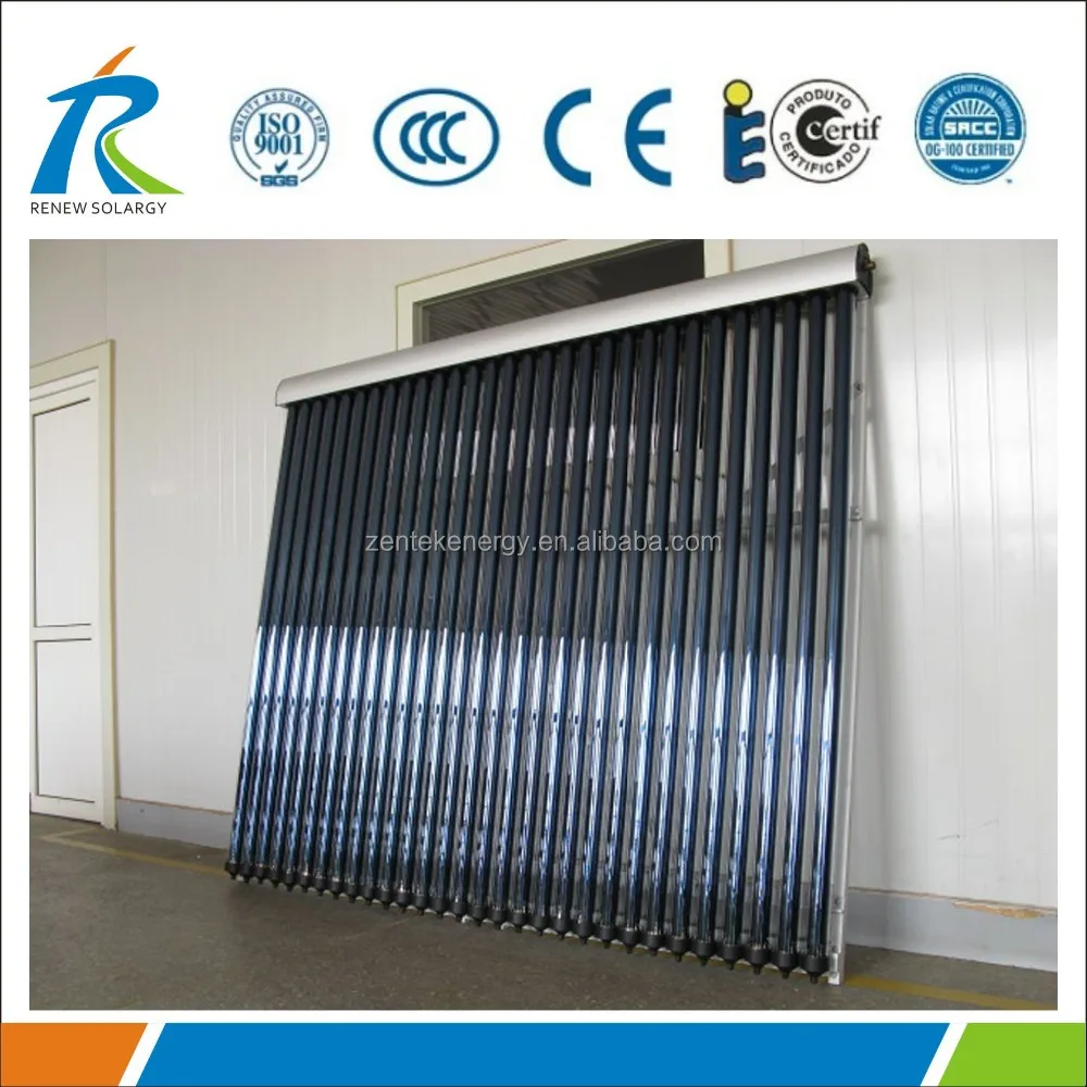 High Quality and Best Sale Heat Pipe Solar Collector for Pressurized Hot Water System
