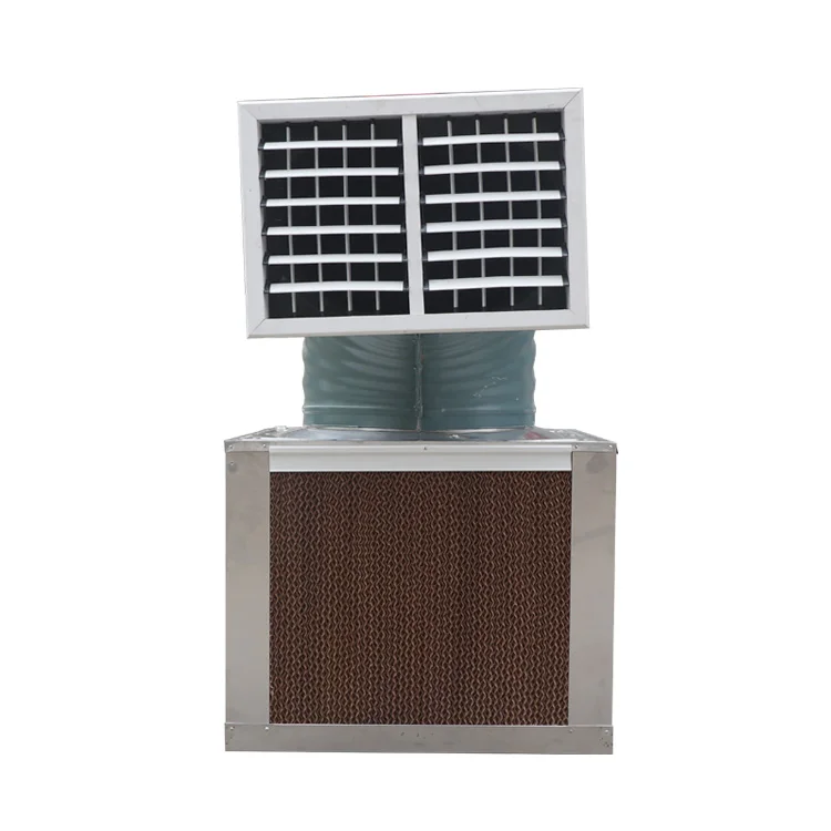 Вентилятор водяного охлаждения с металлическим корпусом для мастерской, охладитель воздуха холодного бриза, охладитель воздуха постоянного тока