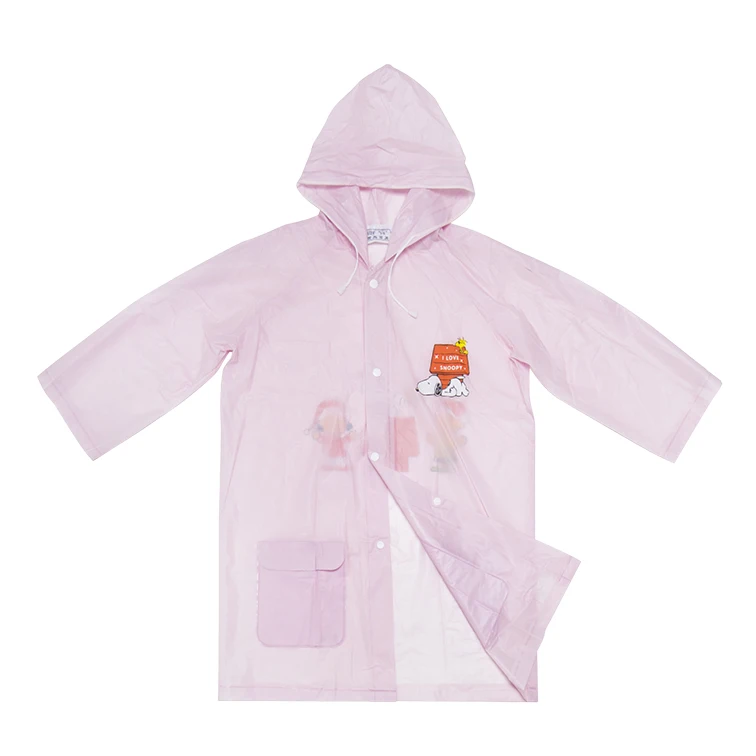 pvc raincoat for children/lovely cartoon pattern/kids PVC raincoat