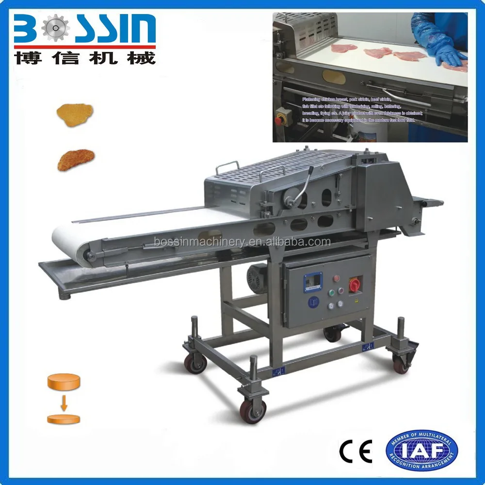 
High speed big capacity meat flatterer skewering machine 