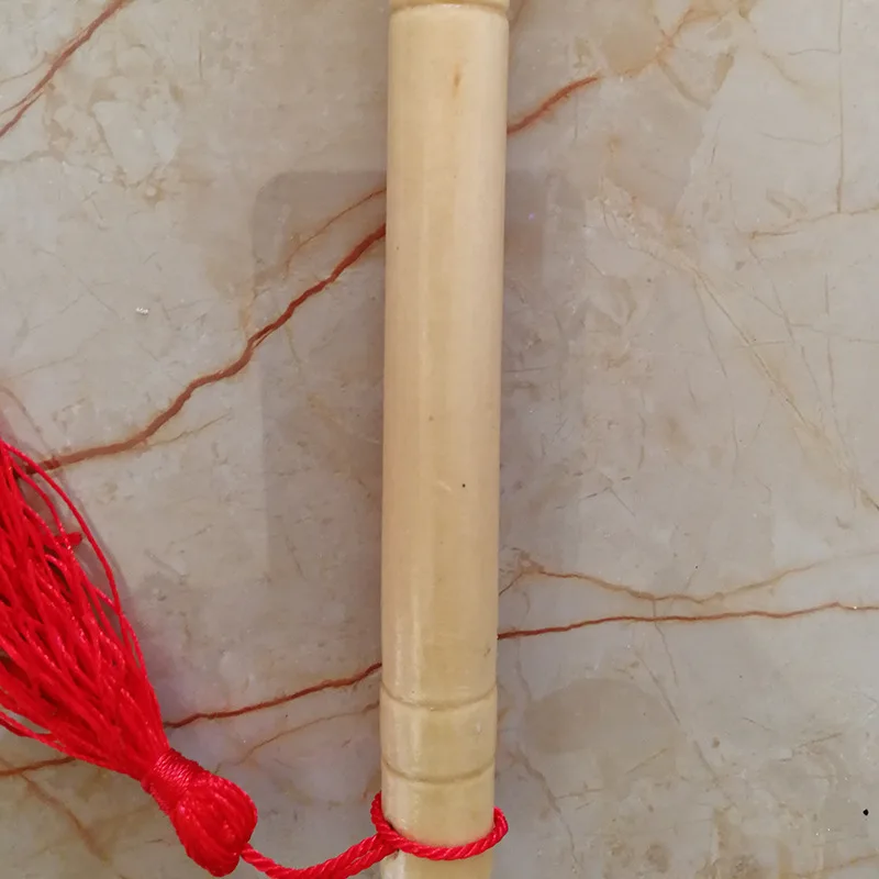 
Women Girls Vintage Chinese Wooden Handheld Round Hand Fan 