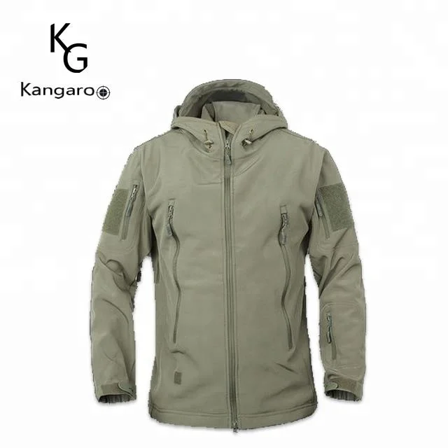 Combined softskin Lightweight Waterproof  polar fleece  tactical Jacket