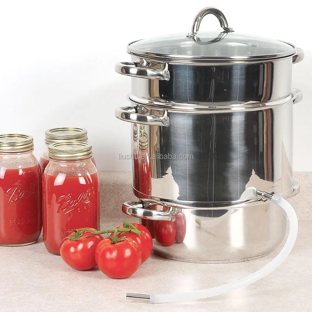 11QT stainless steel induction fruit juicer steamer juicer pot