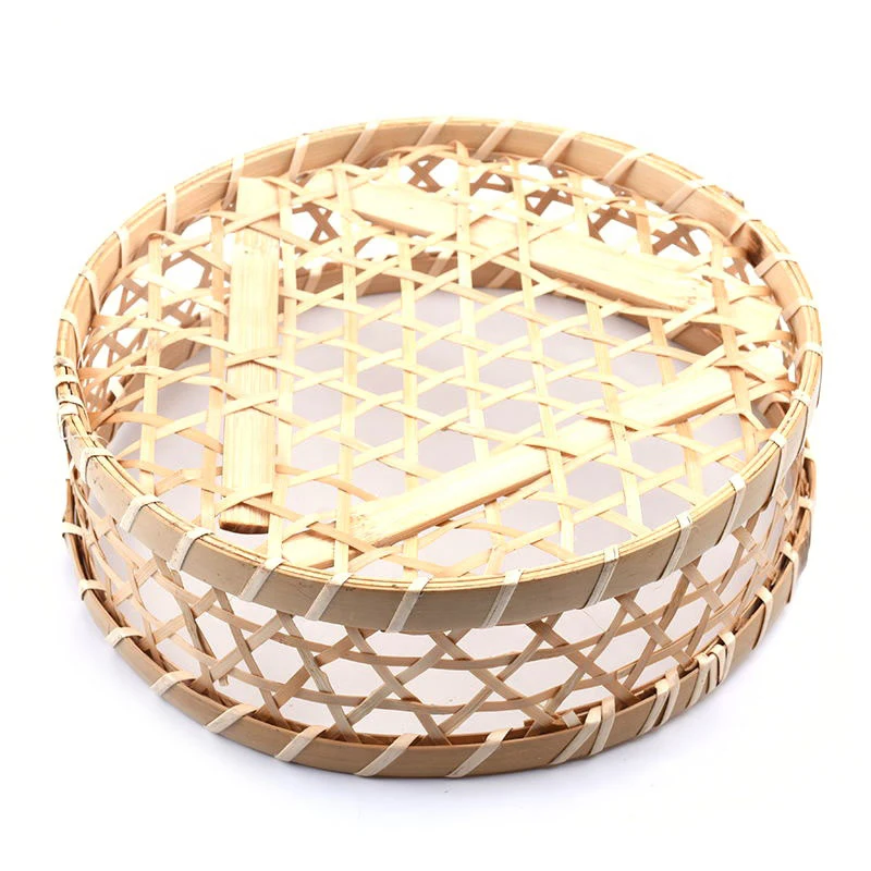 Wholesale Bamboo Bread Basket Bamboo Weaving Storage Basket Bamboo Storage Basket