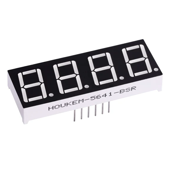 Blue 0.56 inch 4 digits 7 segment display anode 0.56' led 4 digit display kem-5641-bb
