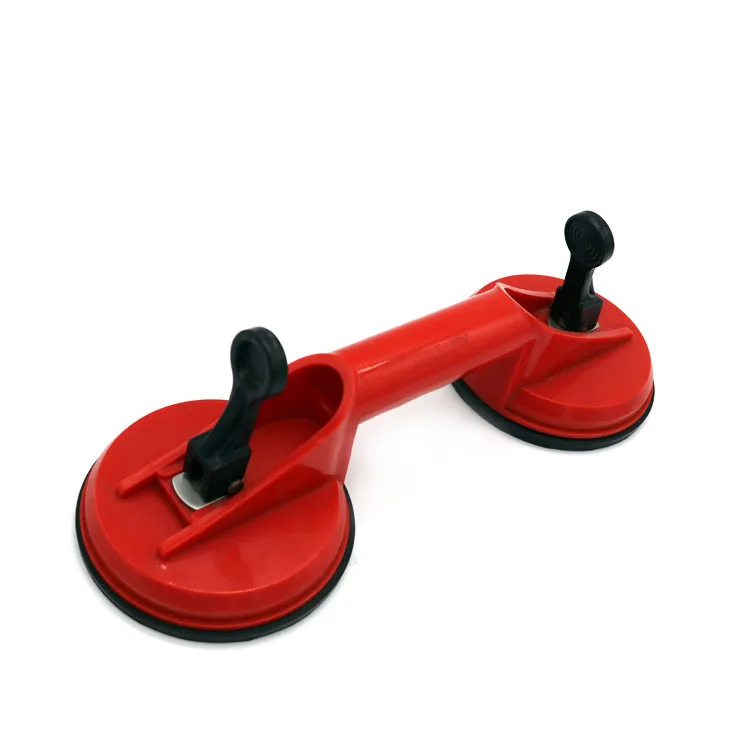 Strong Lever Operated Two Suction Cups Vacuum Glass Suction Cup