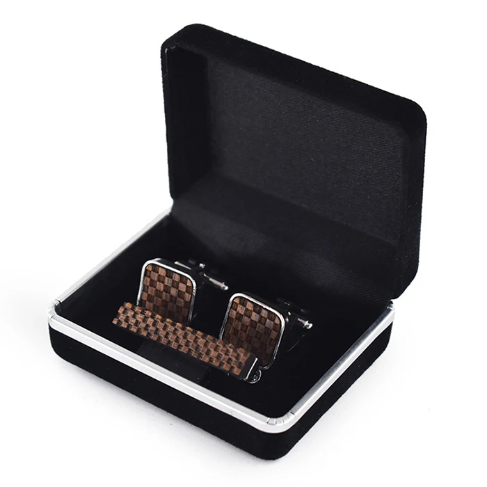 fashionable vogue high quality french style cufflinks neck tie clip set