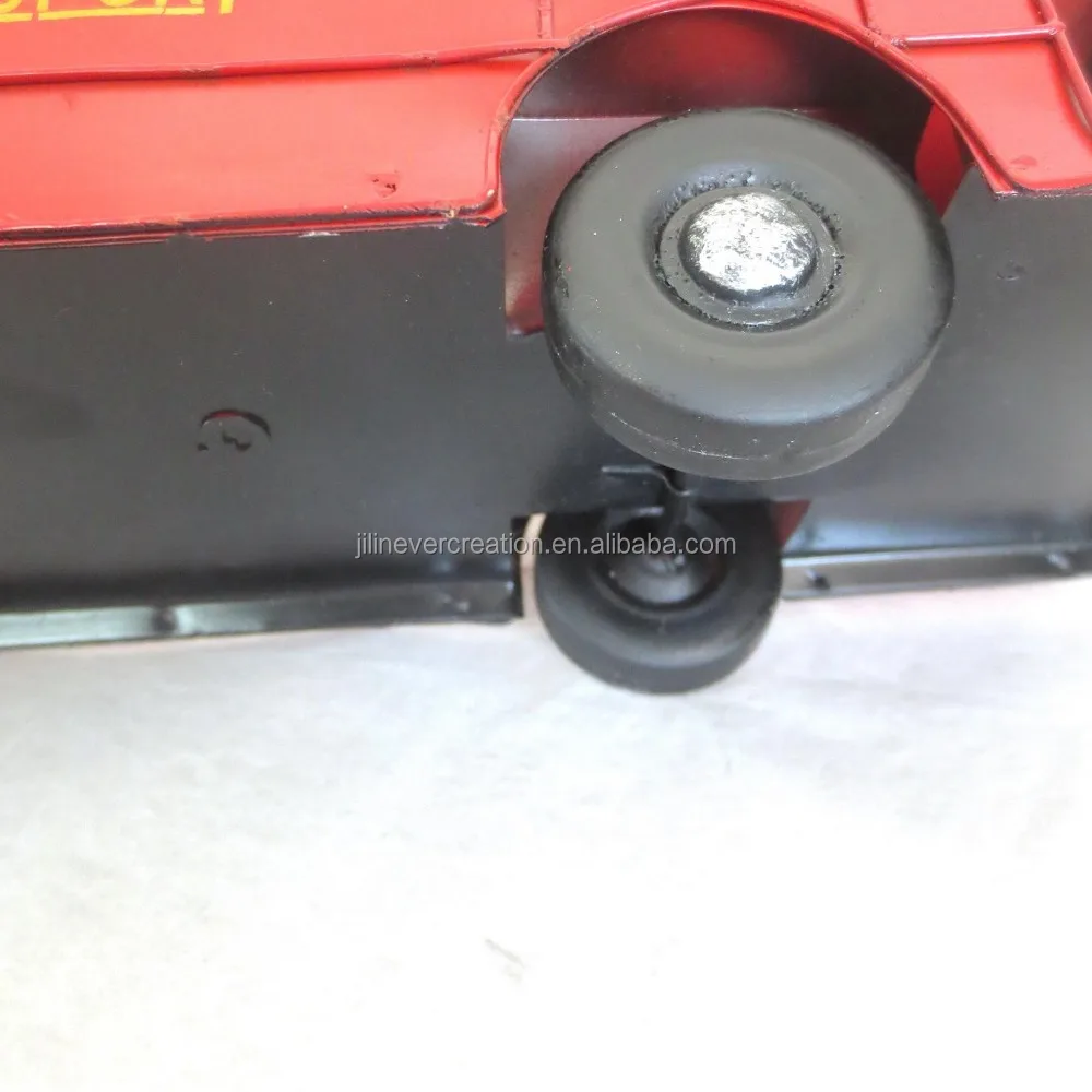 Mini London classic red double-decker bus model