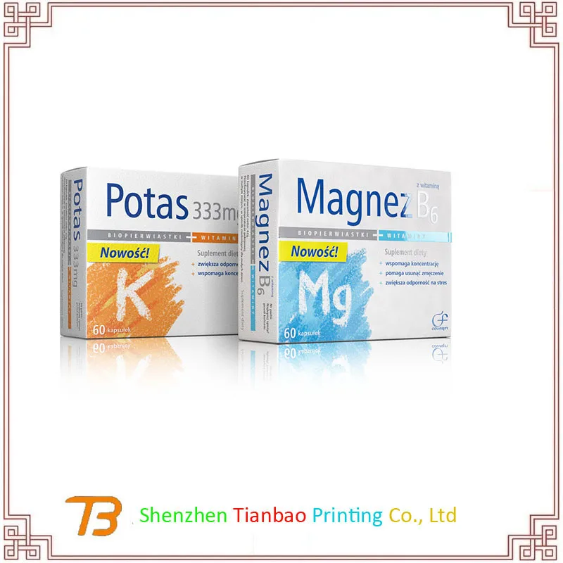 Factory cheap accept customized medicine pharmaceutical box packaging