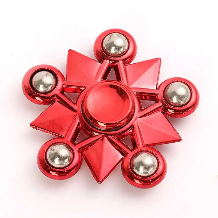 Five-ball fingertip gyro pinball children fingertip gyro steel ball five-corner ball adult decompression toy