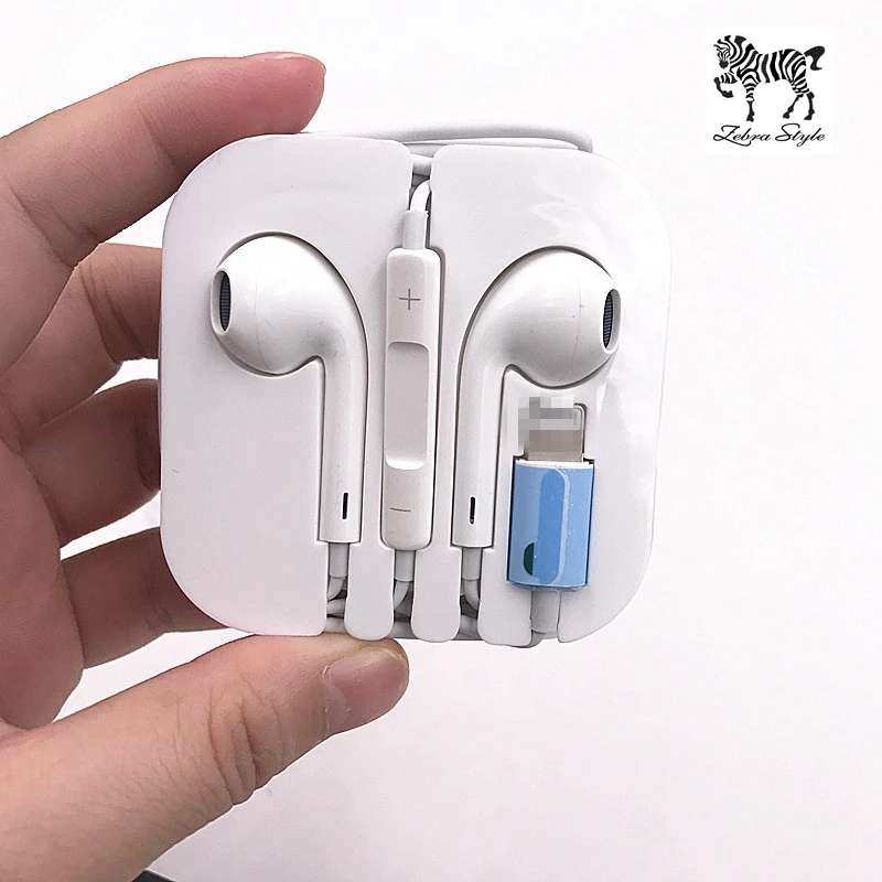 high quality 8pin earphone headset headphone for iphone 7 8 X  mobile