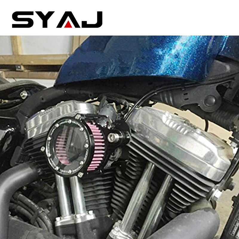 Motorcycle Air Cleaner Intake Filter System For Harley Sportster 2004-PRESENT