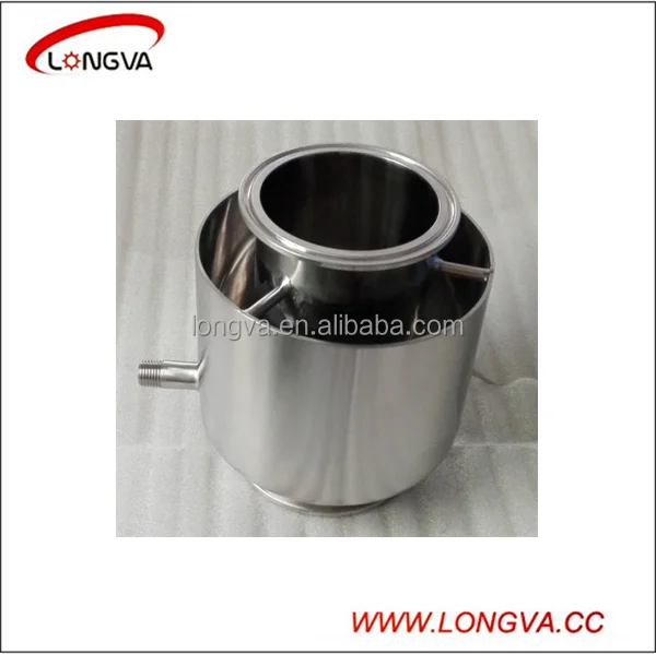 3 inch  diameters 18 inch length stainless steel sanitary tri-clamp ends  jacketed spools