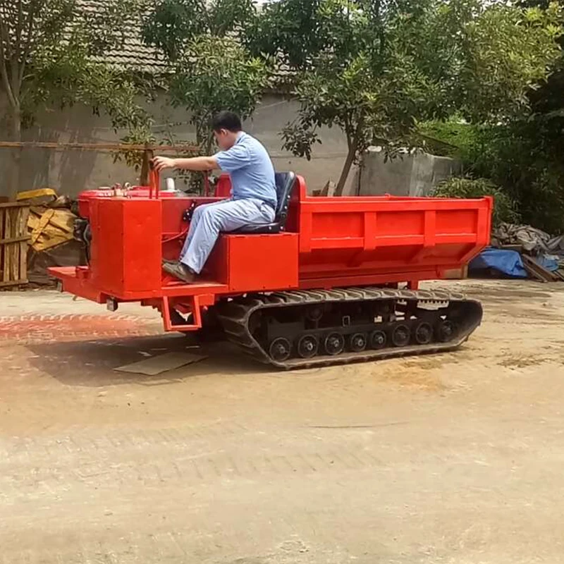 Hot sale diesel small concrete dumper with rubber crawler