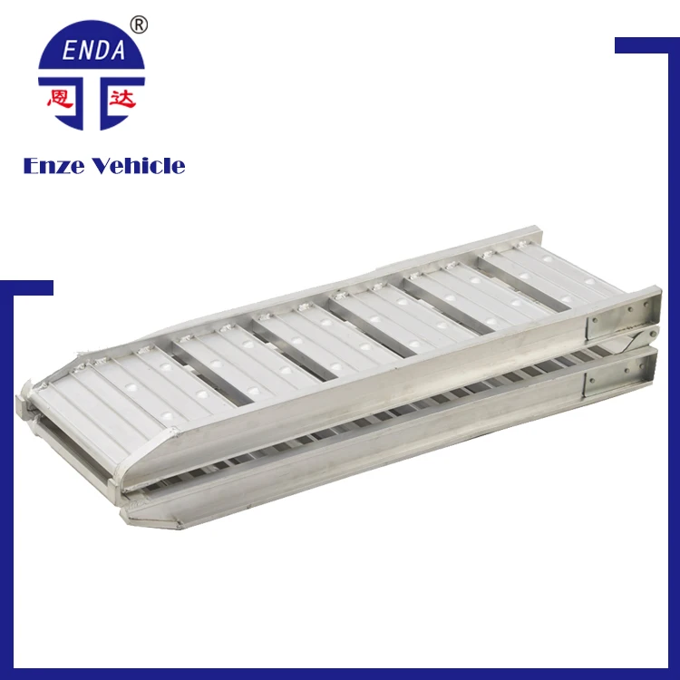 Adjustable Vehicle Bike Unloading Motorcycle Lift Portable Aluminum Car Loading Ramp