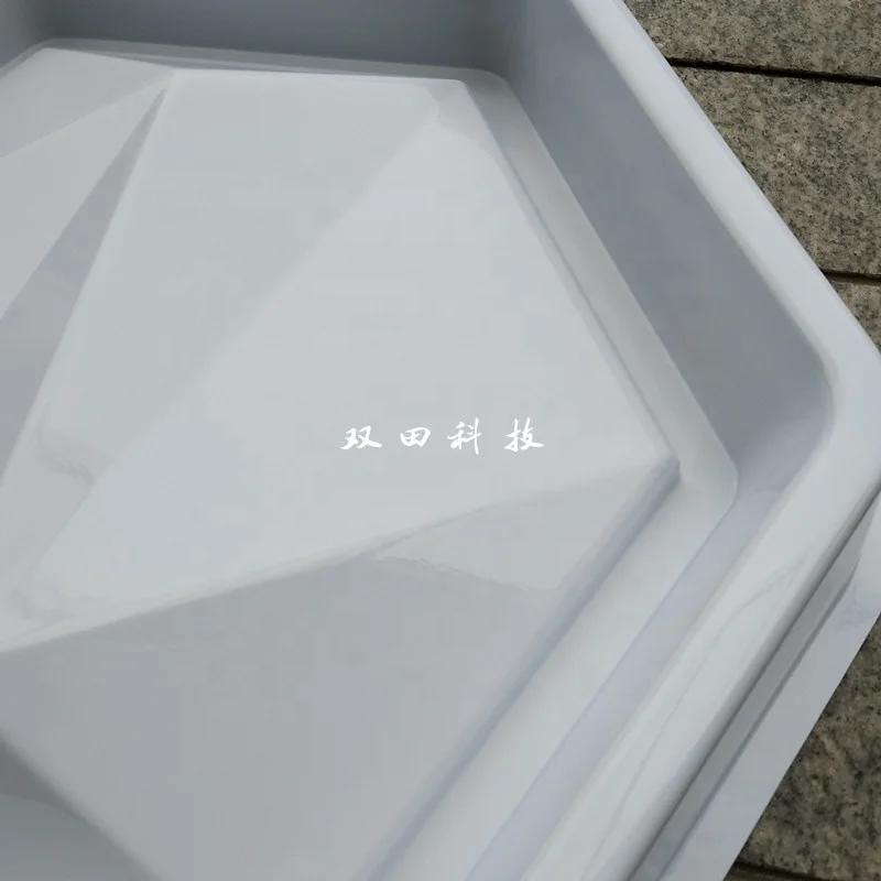 
Factory-supplied plastic 3D hexagon decorative art wall panels thick sheet vacuum forming service 