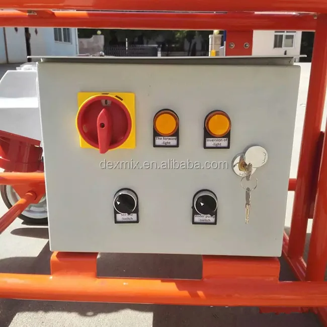 automatic continuous mortar concrete mortar cement mixer