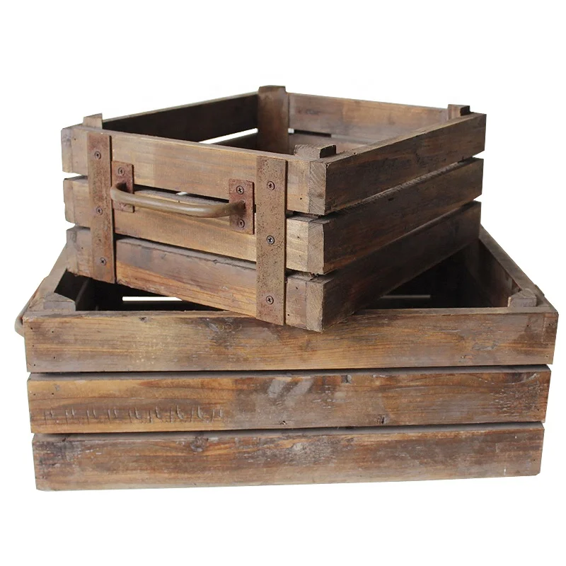 Luckywind wholesale USA hot-selling wooden industrial storage crate