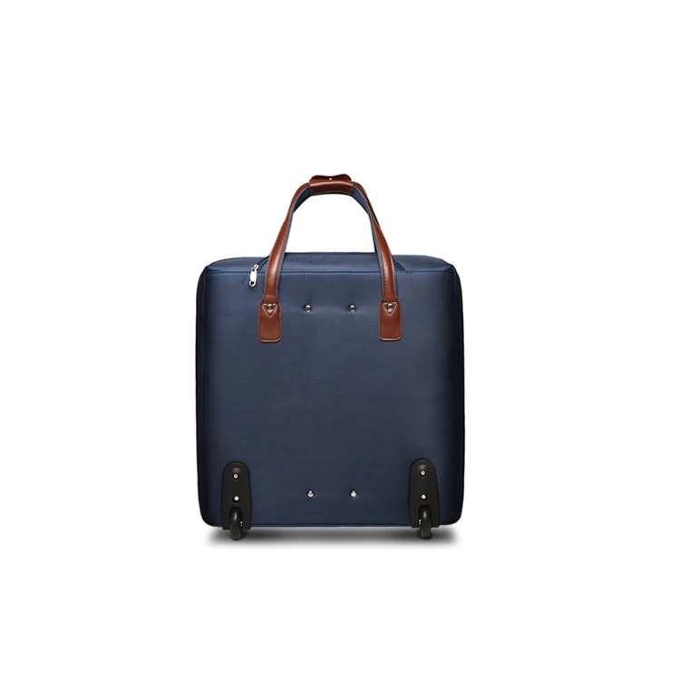 
Durable and cheap price nylon and PU leather fabric traveling outdoor suitcases luggage set 