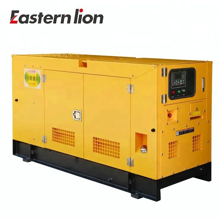 Easternlion 64kw 80kva Designed by denyo 3 phase 400V brushless alternator water cooled silent diesel generator price