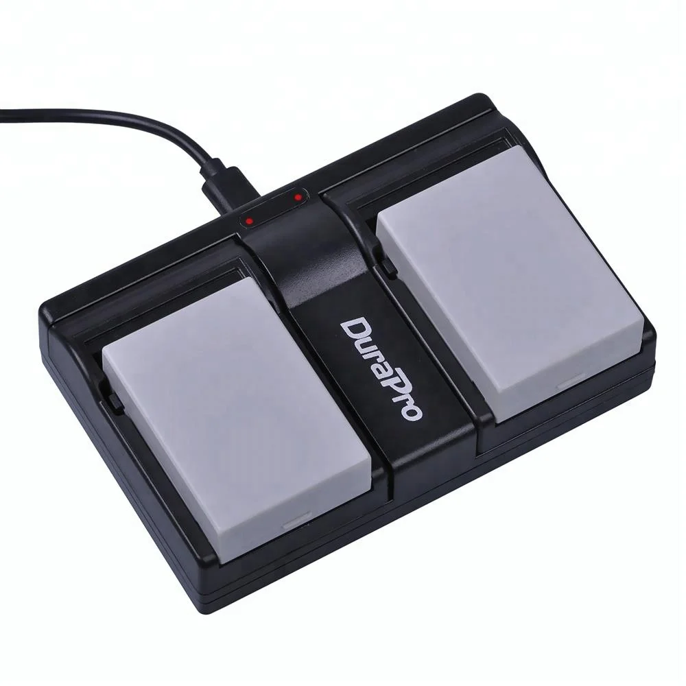 Двойное зарядное устройство DuraPro LP-E8 LP E8 USB для Canon EOS 550D 600D 650D 700D kiss X4 X5 X6i