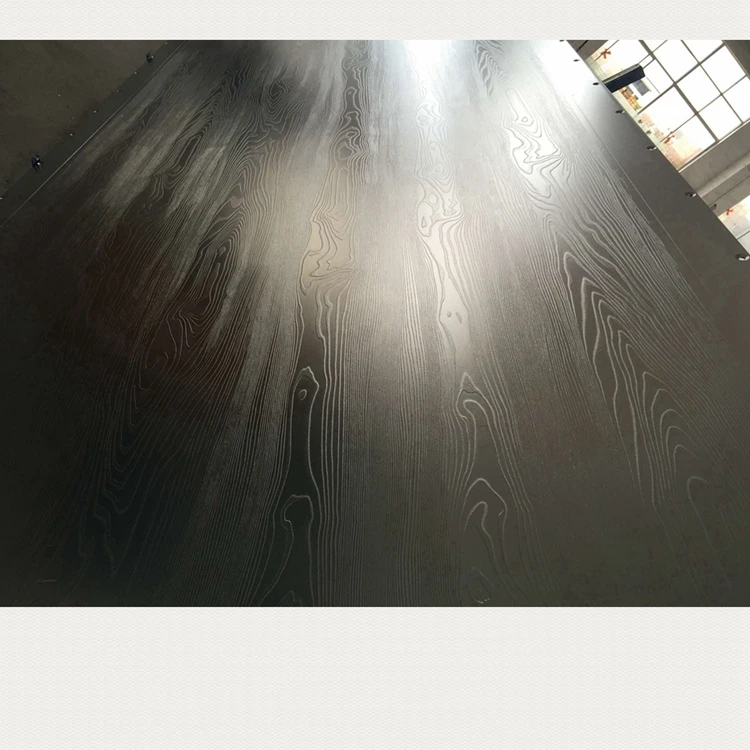 Hard chromed stainless steel press plate for HPL