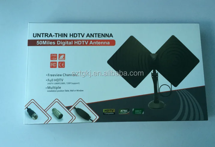 Горячие продажи усилитель 50 миль Indoor TV антенна схема усилителя