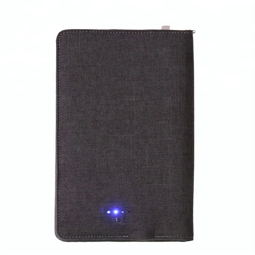
Portable power bank passport holder smart PU leather travel passport wallet 