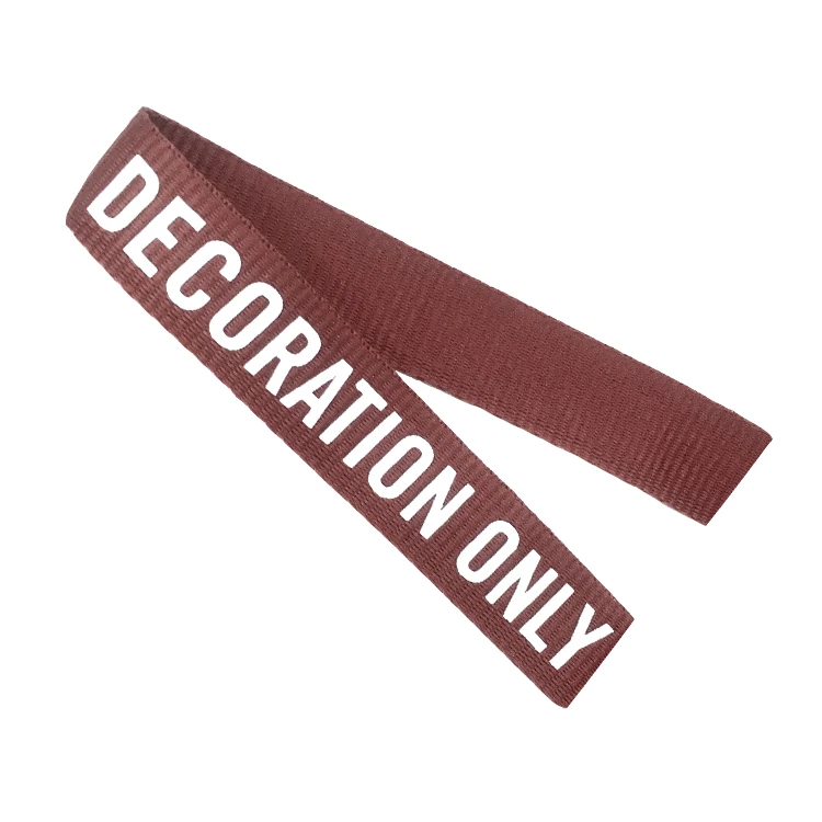 Custom red webbing logo Silk-screen printed guitar camera strap