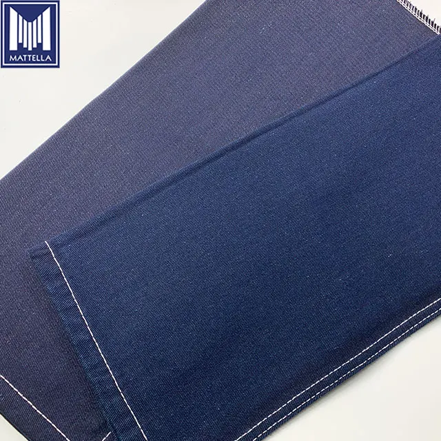 using rapier loom making machine blue warp black weft 75% cotton 25% polyester blend TC jeans denim fabric in bangladesh