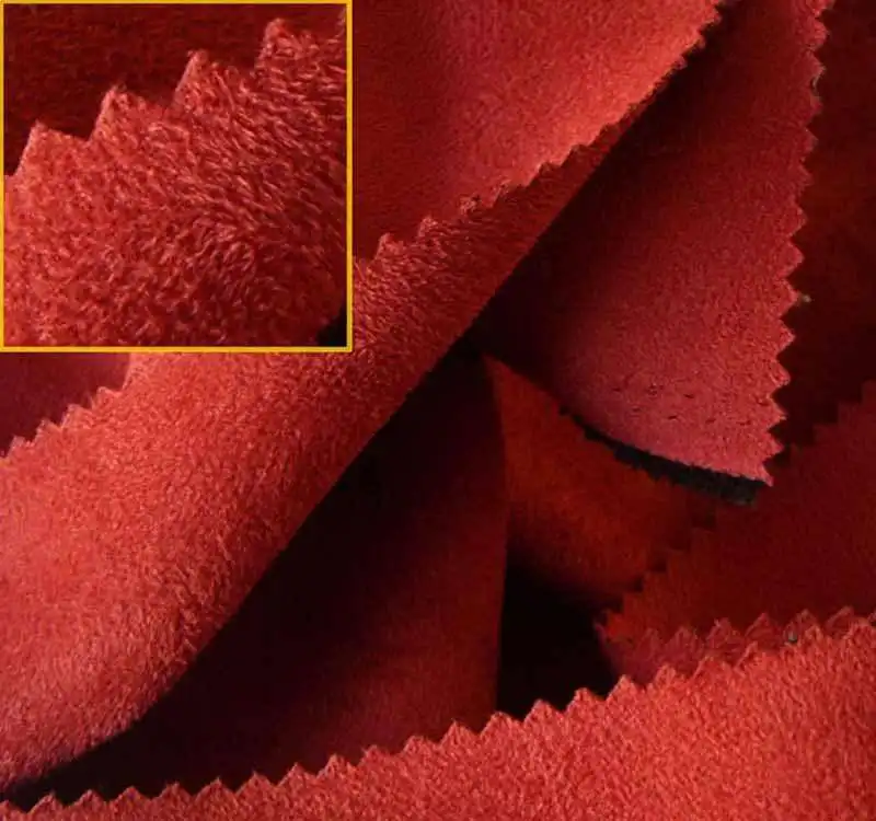 100% полиэстер, мох, замша, жаккардовая ткань