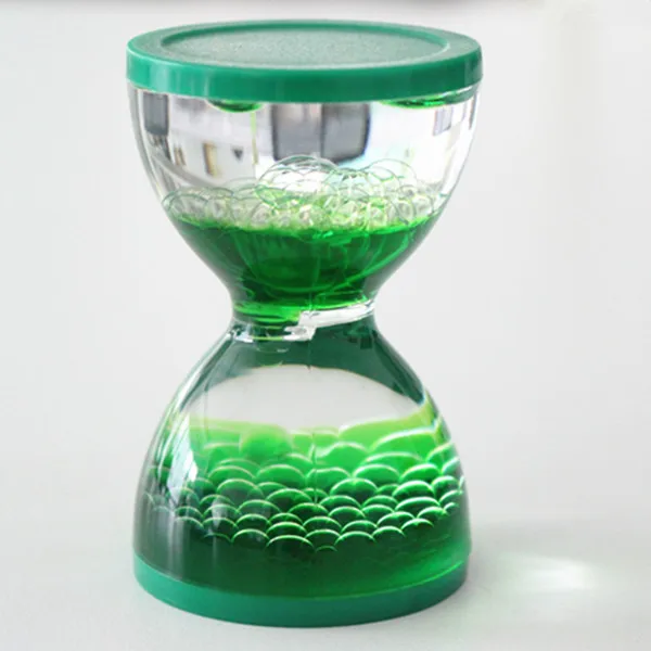 Cute Toys Liquid Motion Desktop Timer Floating Acryl Liquid Gel Oil Drop Sand Timer Hourglass Dental Sand Timer