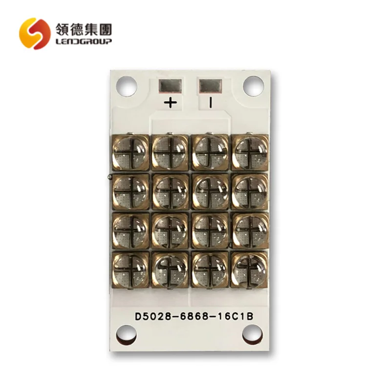 High quality uv copper board smd 6868 led module curing offset machine 200w 365nm 385nm 395nm 405nm 420nm