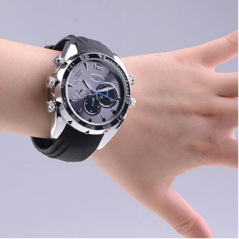 
Sport mini dv 1080p manual men spy watch night vision hd camera DVR 