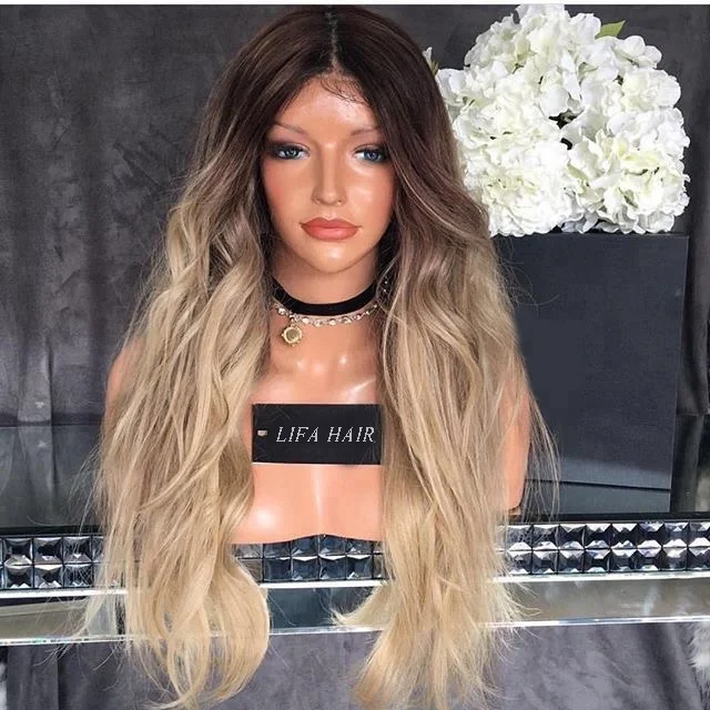 wholesale cheap super thin skin glueless blonde human hair full lace wig