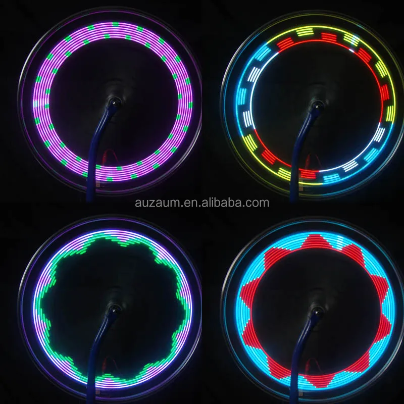 14LED bicycle Wheel Flash Light Double-Side Display Bicycle Wheel LED Light