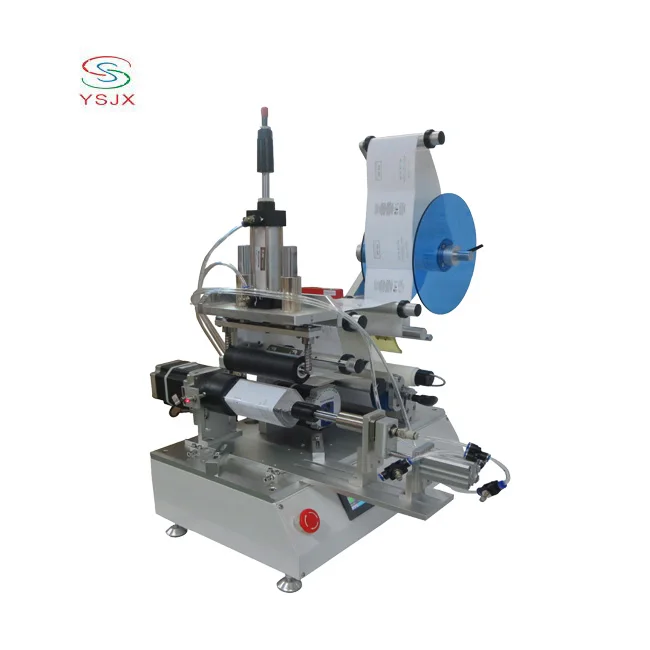 new design semi-automatic bottle 360 degree rotate labeling machine