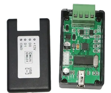 USB сканер штрих-кода или RFID-считыватель для Wiegand26/34/66 конвертер передачи