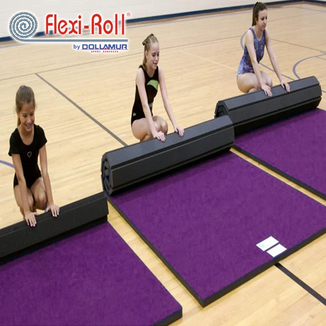 High Quality Kungfu Mat/Flexi Roll rolling mat/floor mat for Wushu