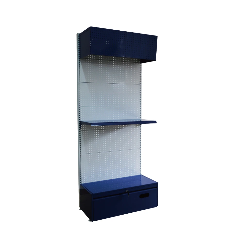 economic display shelf display stand with light box for sale