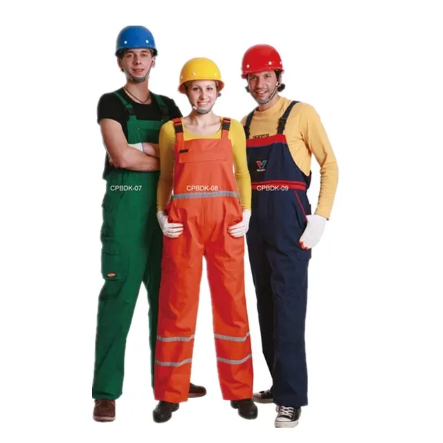 100% Cotton Anti-UV bib pants with Reflective tape