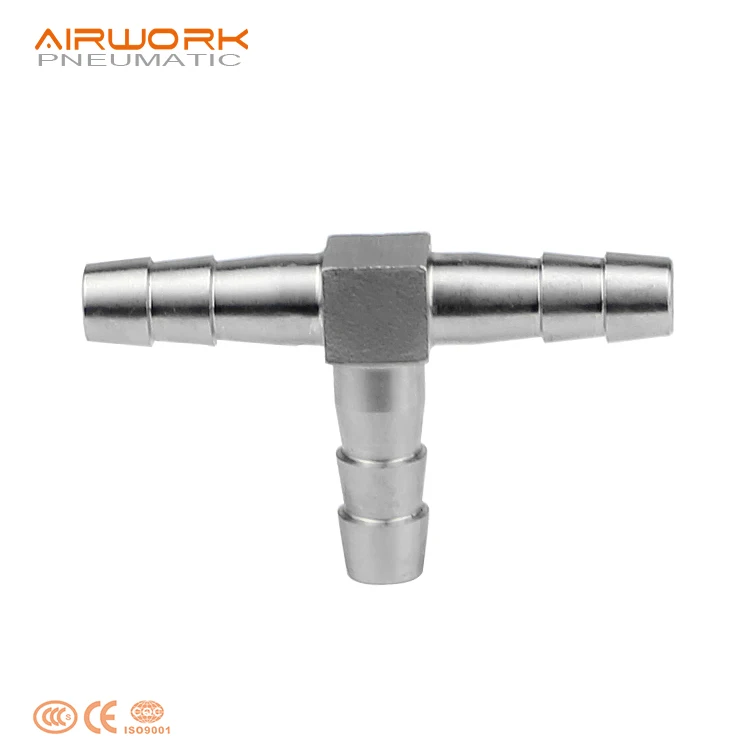 stainless steel air hose barbed pipe fitting barb fittings connections connector for plastic hoses
