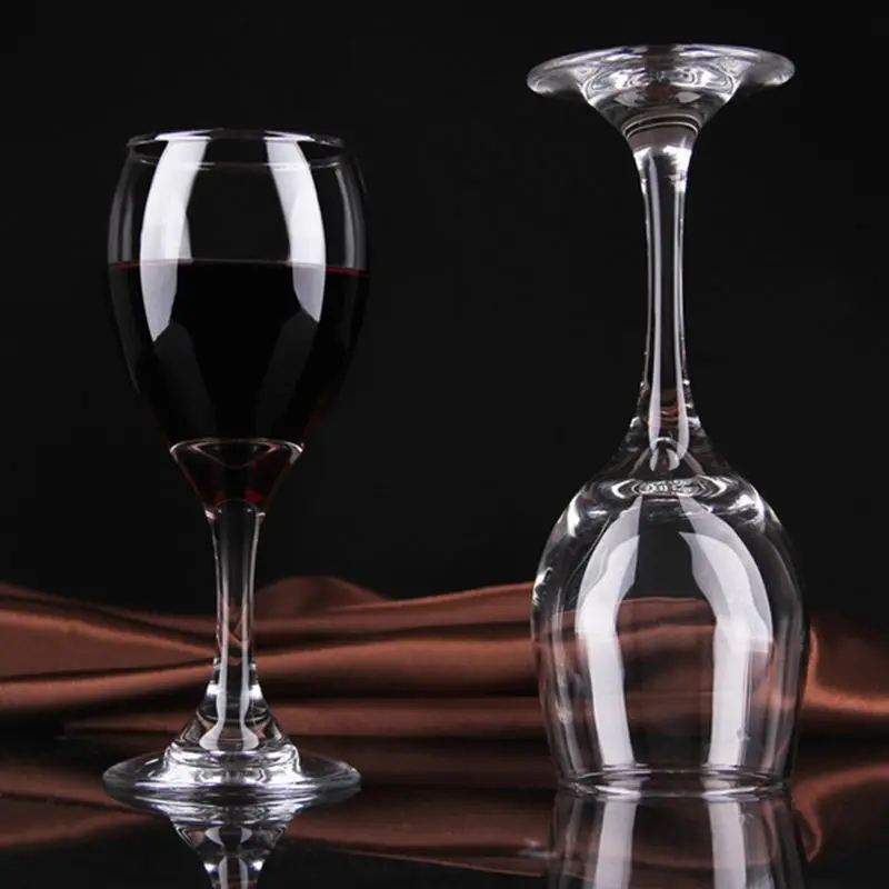 Manufacture cheap price glass red and white wine glasses in china