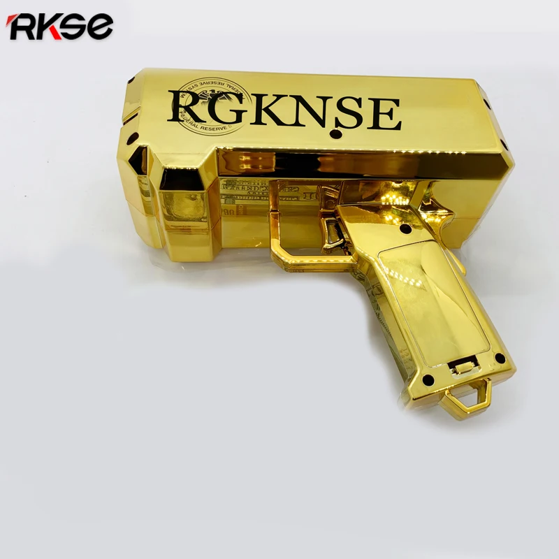 2019 Creative Christmas spray paper money pistol gun toys cash cannon supre money gun for party celebration