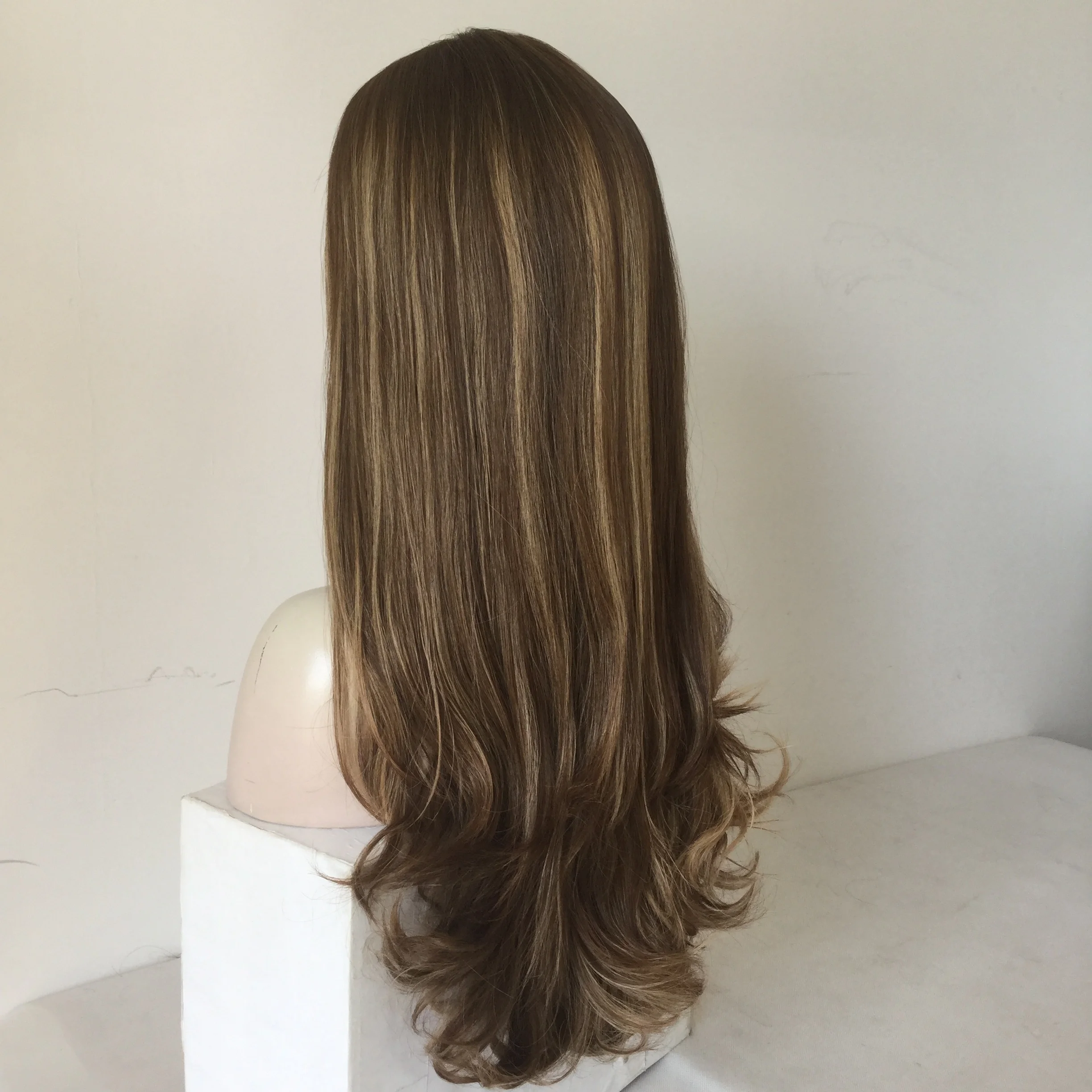 LXAD1 Five Star China Factory Supplier Virgin Silk Top lace European Hair Jewish Wig Kosher Wig Manufacturer