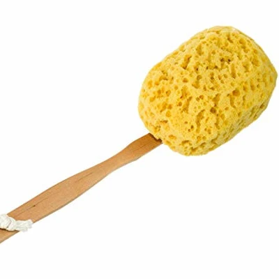 
Bath & Shower Body Brush Long Handled Faux Sea Sponge Back Scrubber 