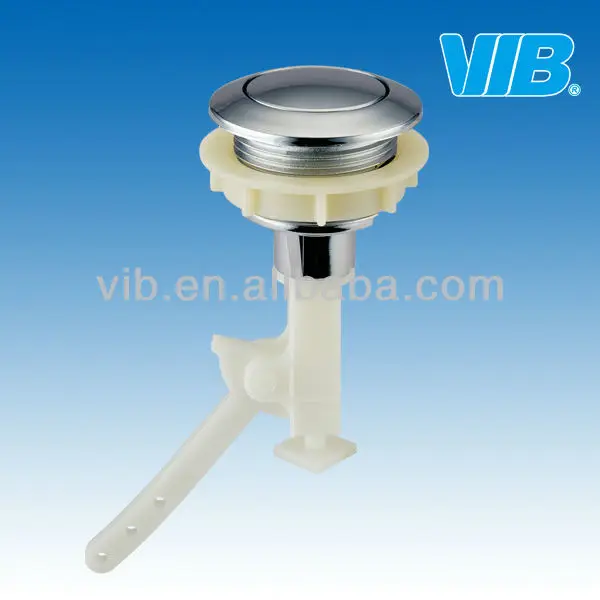 
Armitage Shanks Chrome Silver Toilet Loo WC Single Flush Push Rod Button 