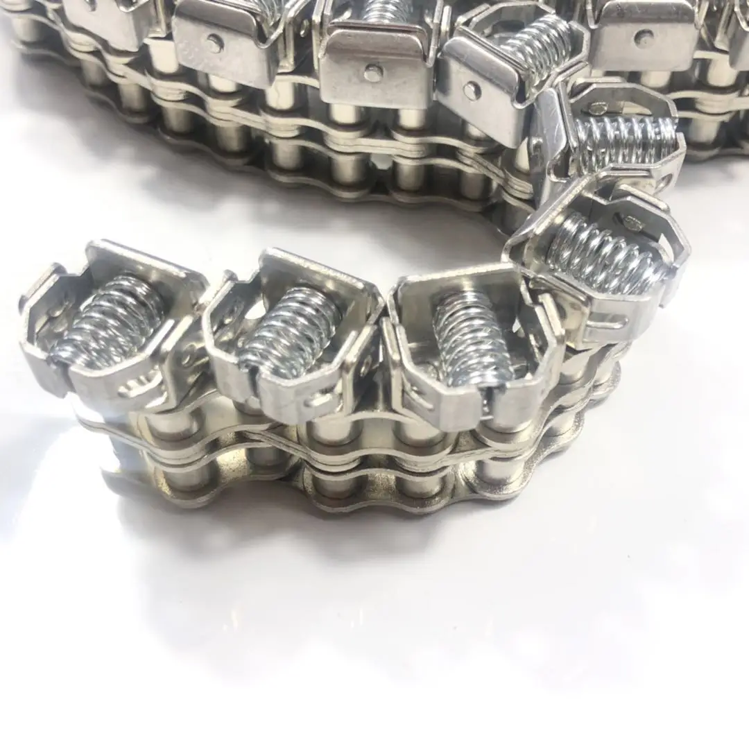 gripper chain 08B-2special chain for packaging Palm/Dates.