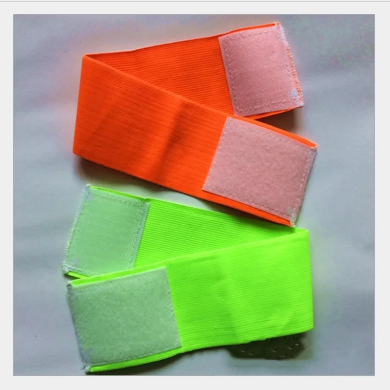 The latest blank adjustable C word mark pressure arm with Football captain soccer armband with different colour